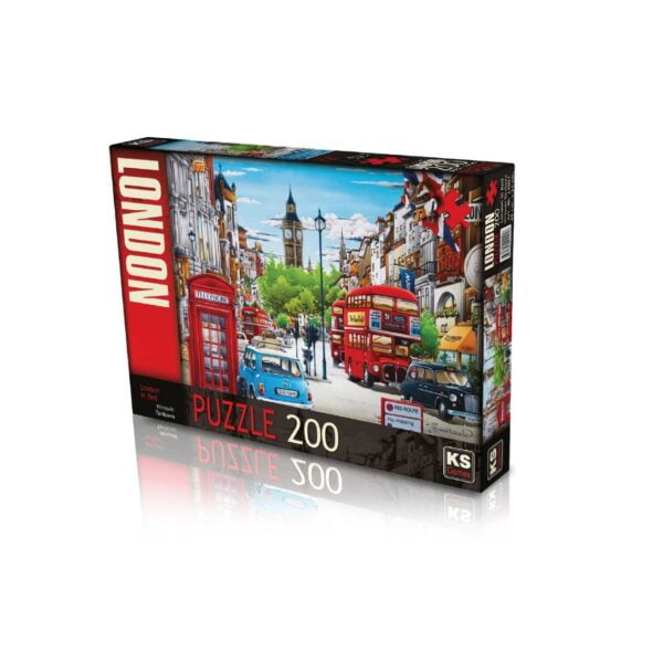 ks-24001 Puzzle 200pcs Bus de Londres KSGAMES
