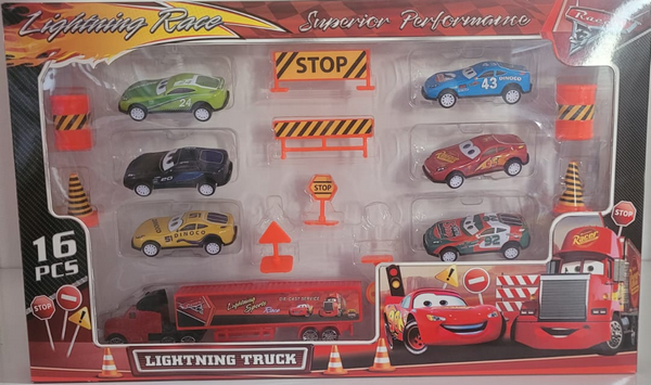 6 Voitures de Race et Camion