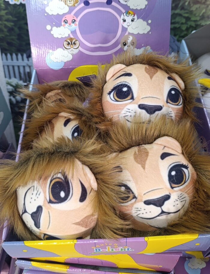 Display 6 peluches squeechy Mix (lion, lapin, chien, panda unicorn) squeechy – Image 2