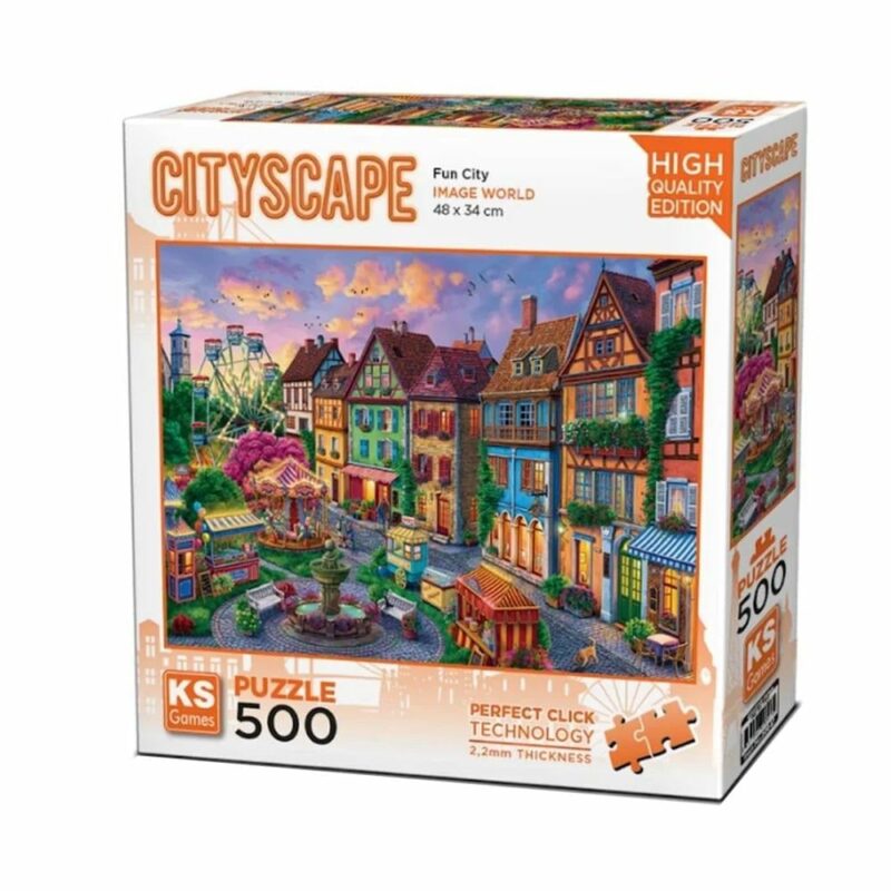 Puzzle 500pcs Fun City