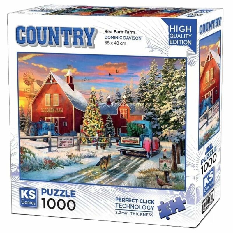 Puzzle 1000pcs Red Barn Farm