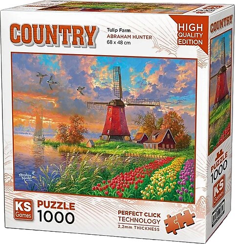 Puzzle 1000pcs Tulip Farm