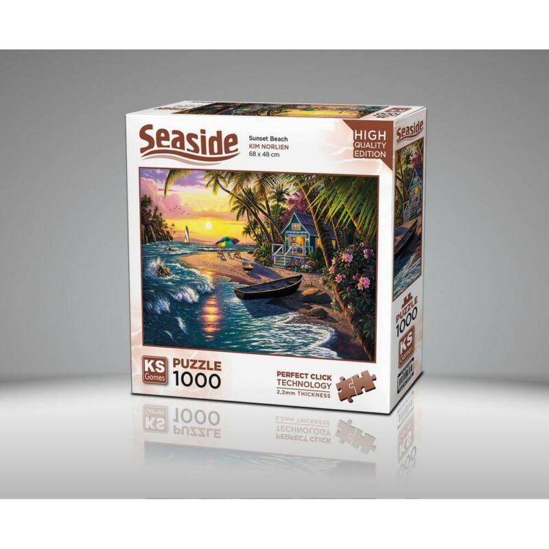 Puzzle 1000pcs Sunset Beach