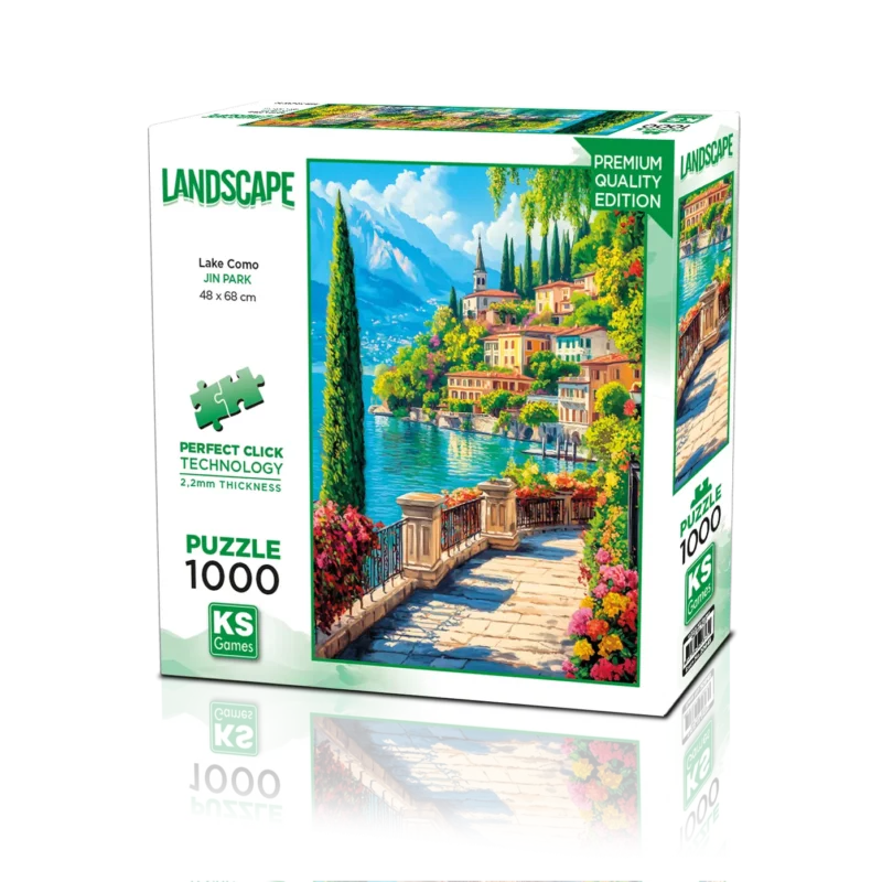 Puzzle 1000pcs Lac de Como
