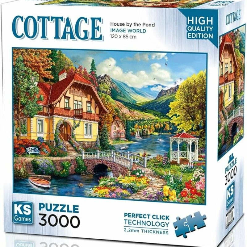 Puzzle 3000pcs House By The Pond