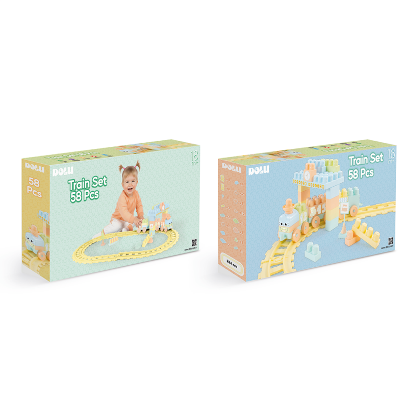 Nouveau Circuit train 58pcs Dolu